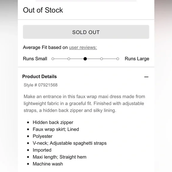 Express Satin Faux Wrap Maxi/Midi Dress - Picture 10 of 15